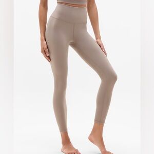 Athleta Elation Ultra High Rise 7/8 Legging Mortar Mushroom Small